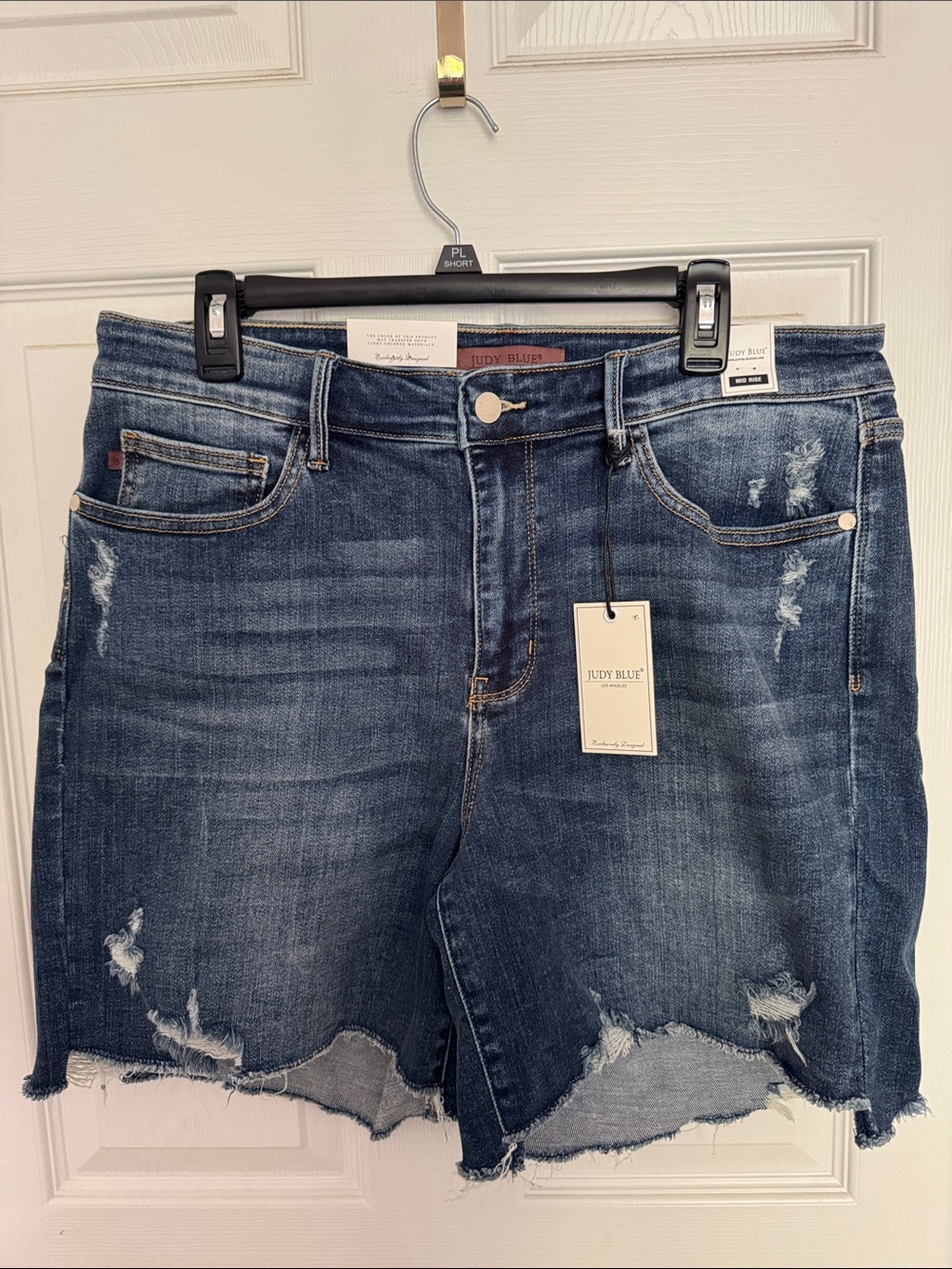 NWT Judy Blue Distressed Denim Shorts